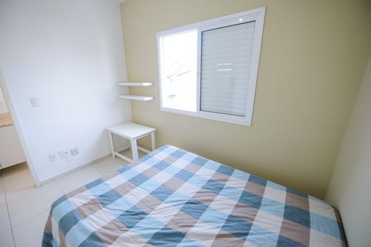 Quarto de apartamento para alugar com 1 quarto, 27m² em Lavadouro de Areia, Taubaté