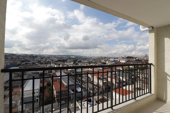Varanda de apartamento à venda com 2 quartos, 59m² em Vila Bandeirantes, São Paulo