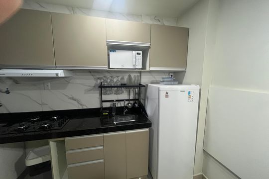 Cozinha de apartamento para alugar com 2 quartos, 40m² em Centro, Rio de Janeiro