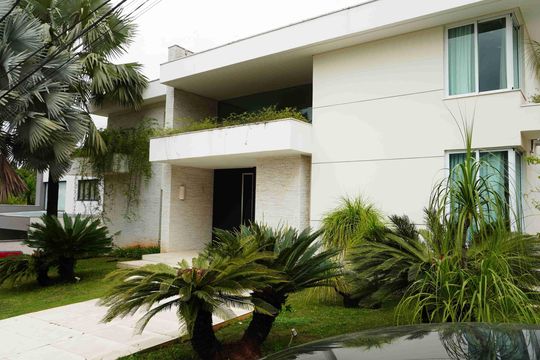 Fachada de casa de condomínio para alugar com 3 quartos, 950m² em Residencial Seis (alphaville), Santana de Parnaíba