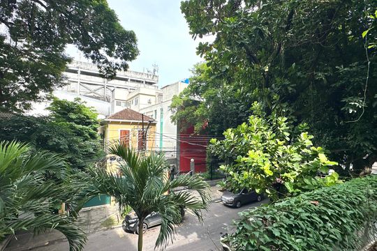 Vista da Sala de apartamento para alugar com 3 quartos, 100m² em Gávea, Rio de Janeiro