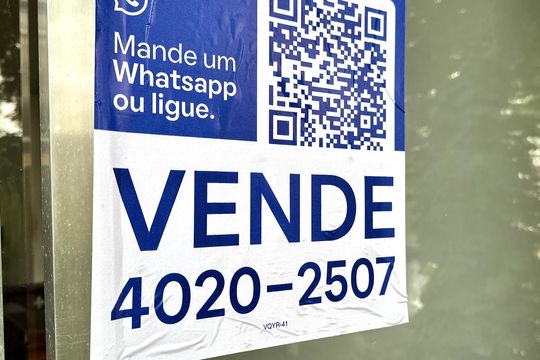 Placa de apartamento para alugar com 3 quartos, 100m² em Gávea, Rio de Janeiro