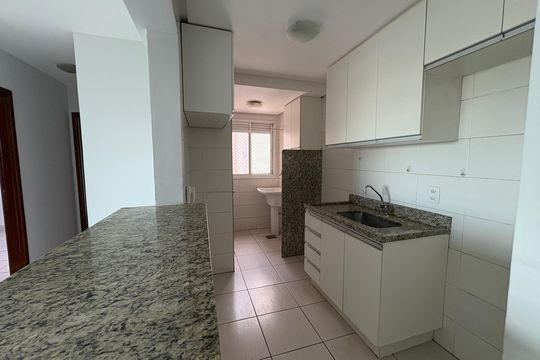 Cozinha de apartamento para alugar com 2 quartos, 64m² em Residencial Granville, Goiânia