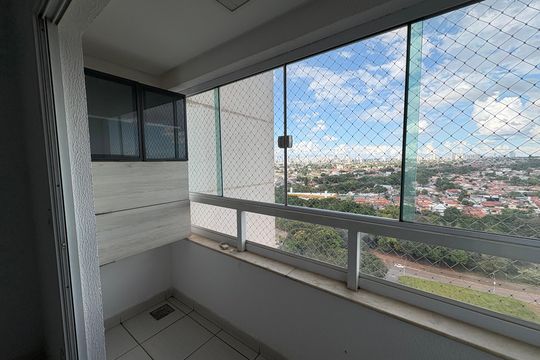 Varanda da Sala de apartamento para alugar com 2 quartos, 64m² em Residencial Granville, Goiânia