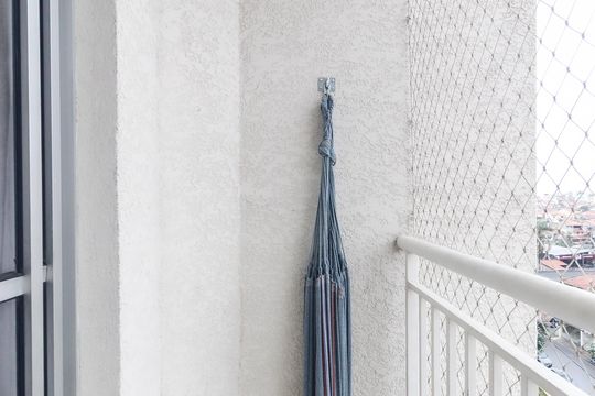 Varanda da Sala de apartamento à venda com 2 quartos, 48m² em Cidade Líder, São Paulo