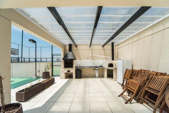 Área comum - Churrasqueira de apartamento à venda com 2 quartos, 56m² em Planalto, São Bernardo do Campo