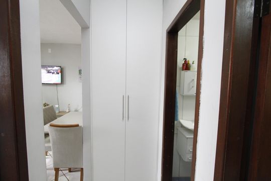 Corredor de apartamento à venda com 2 quartos, 54m² em Nova Gameleira, Belo Horizonte