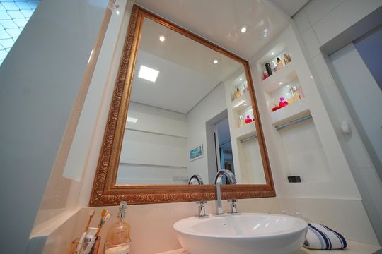 Banheiro da Suíte 1 de apartamento para alugar com 4 quartos, 272m² em Agronômica, Florianópolis