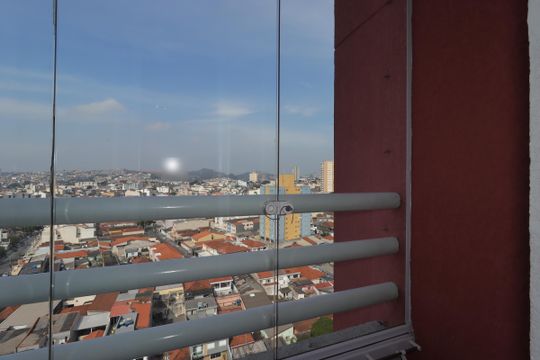 Varanda da Sala de apartamento à venda com 2 quartos, 50m² em Parque Industriario, Santo André