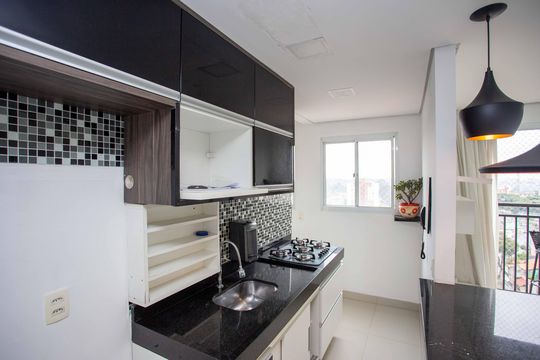 Cozinha de apartamento para alugar com 2 quartos, 56m² em Centro, Diadema