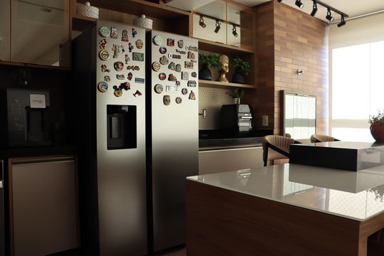 Cozinha de apartamento à venda com 4 quartos, 138m² em St. Bueno, Goiânia
