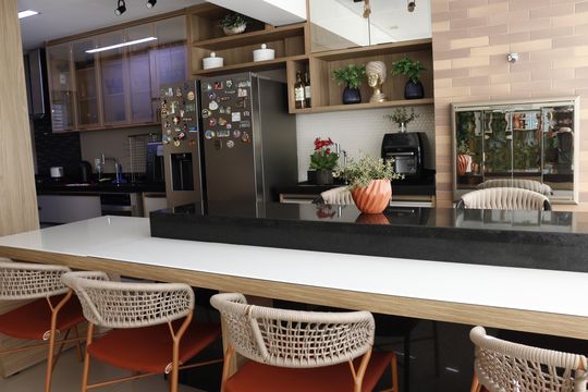 Sala de apartamento à venda com 4 quartos, 138m² em St. Bueno, Goiânia