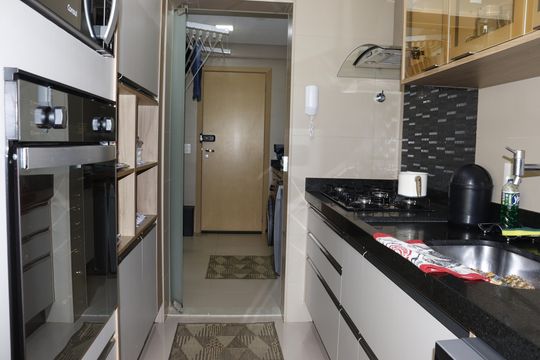 Cozinha de apartamento à venda com 4 quartos, 138m² em St. Bueno, Goiânia