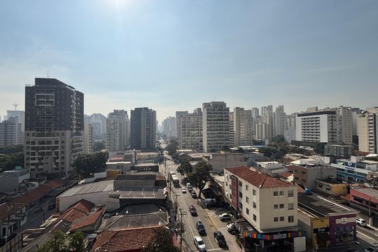 Vista de kitnet/studio para alugar com 1 quarto, 31m² em Indianópolis, São Paulo