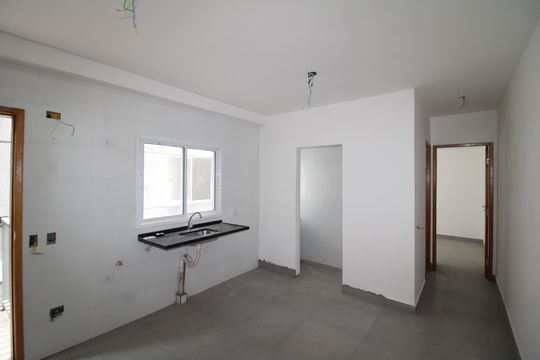 Sala / Cozinha / Área de Serviço de apartamento para alugar com 1 quarto, 40m² em Jardim Primavera, São Paulo