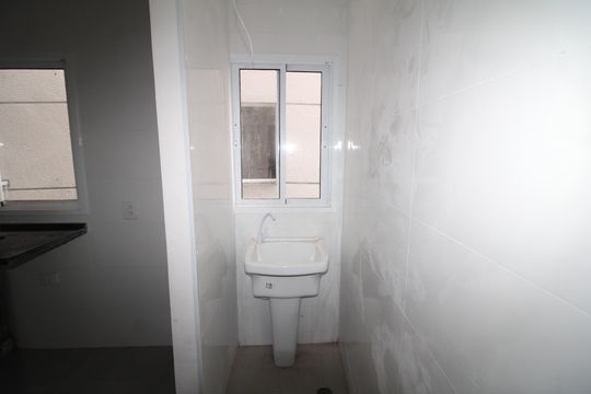 Sala / Cozinha / Área de Serviço de apartamento para alugar com 1 quarto, 40m² em Jardim Primavera, São Paulo