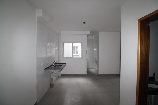 Sala / Cozinha /  Área de Serviço de apartamento para alugar com 2 quartos, 41m² em Jardim Primavera, São Paulo