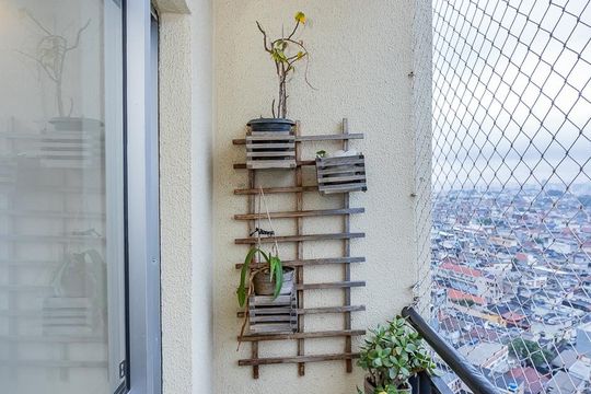 Varanda sala de apartamento à venda com 2 quartos, 48m² em Vila Penteado, São Paulo