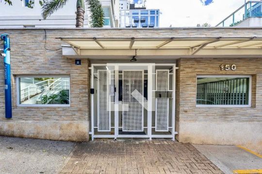 Fachada  de apartamento à venda com 1 quarto, 45m² em Santo Amaro, São Paulo