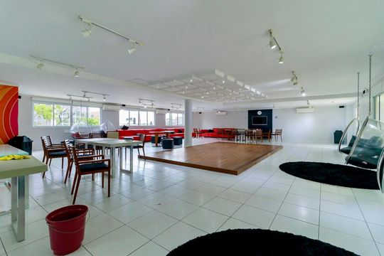 Área comum de apartamento à venda com 1 quarto, 45m² em Santo Amaro, São Paulo