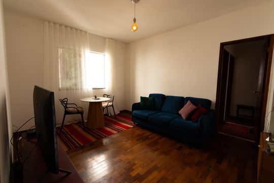 Sala de apartamento à venda com 2 quartos, 69m² em Jardim America, Belo Horizonte