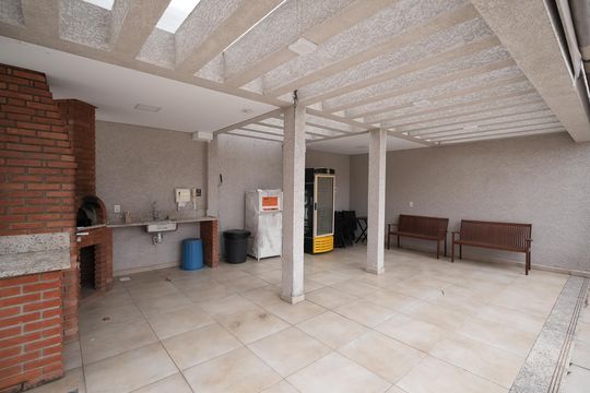 Área comum - Churrasqueira de apartamento para alugar com 2 quartos, 63m² em Campestre, Santo André