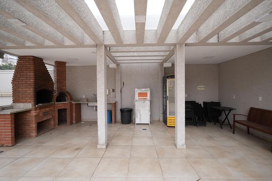 Área comum - Churrasqueira de apartamento para alugar com 2 quartos, 63m² em Campestre, Santo André