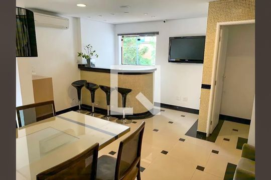 Área comum de apartamento para alugar com 3 quartos, 93m² em Cidade Monções, São Paulo