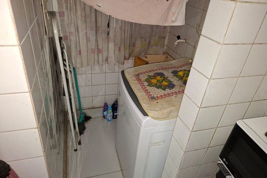 Área de serviço de apartamento à venda com 2 quartos, 48m² em Heliópolis, Belo Horizonte
