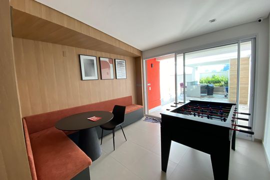 Área comum de kitnet/studio para alugar com 1 quarto, 27m² em Butantã, São Paulo