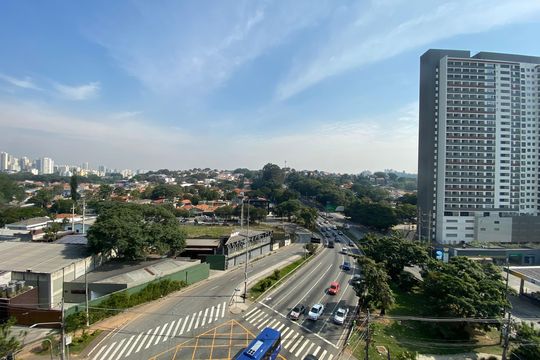 Vista da Varanda do Studio de kitnet/studio para alugar com 1 quarto, 27m² em Butantã, São Paulo