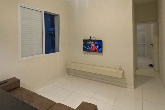 Sala de apartamento para alugar com 2 quartos, 80m² em Ponta da Praia, Santos