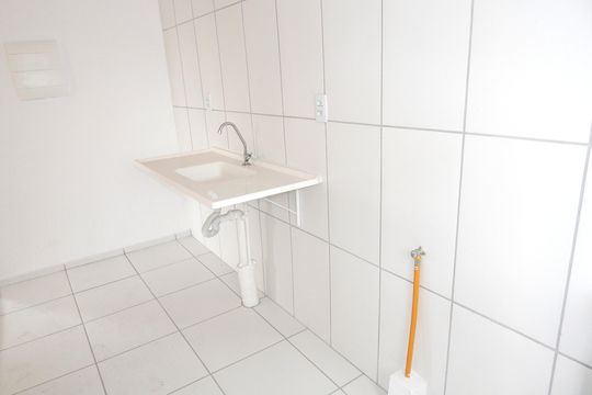 Cozinha de apartamento para alugar com 2 quartos, 45m² em Campo Grande, Rio de Janeiro