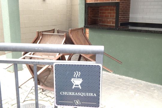 Área comum - Churrasqueira de apartamento para alugar com 2 quartos, 45m² em Campo Grande, Rio de Janeiro