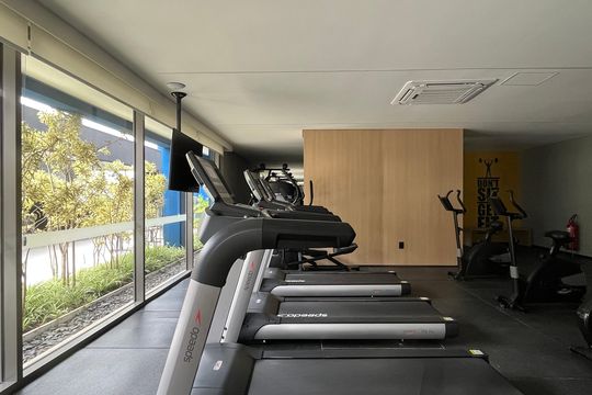 Área comum - Academia de apartamento à venda com 2 quartos, 77m² em Vila Monte Alegre, São Paulo