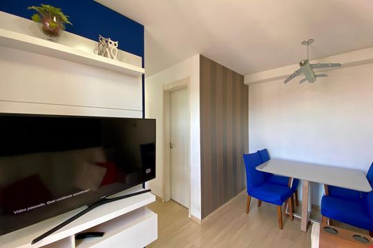 Sala de apartamento para alugar com 3 quartos, 57m² em Jardim Las Vegas, Guarulhos
