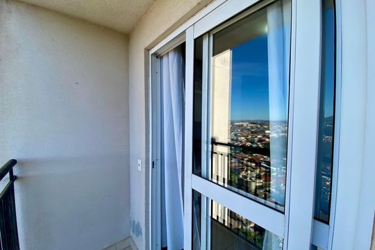 Varanda da Sala de apartamento para alugar com 3 quartos, 57m² em Jardim Las Vegas, Guarulhos
