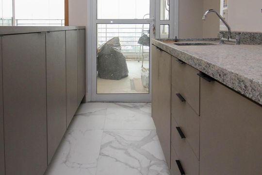 Cozinha  de apartamento para alugar com 2 quartos, 59m² em Vila Progredior, São Paulo