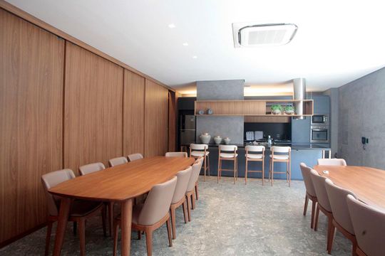 Área Comum - Espaço Gourmet de apartamento para alugar com 1 quarto, 61m² em Auxiliadora, Porto Alegre