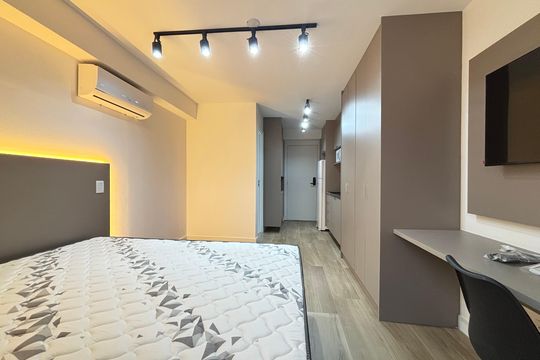 Studio de kitnet/studio para alugar com 1 quarto, 25m² em Vila Olímpia, São Paulo