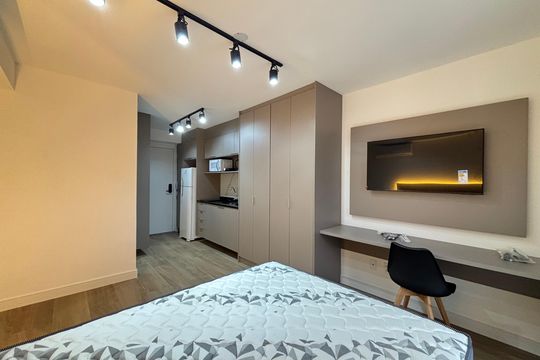 Studio de kitnet/studio para alugar com 1 quarto, 25m² em Vila Olímpia, São Paulo