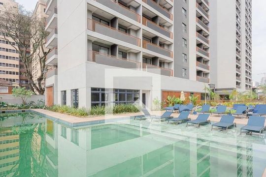 Área comum de kitnet/studio à venda com 1 quarto, 26m² em Pinheiros, São Paulo