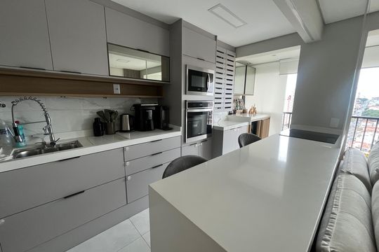 Cozinha de apartamento à venda com 2 quartos, 55m² em Jardim Sao Paulo(zona Norte), São Paulo