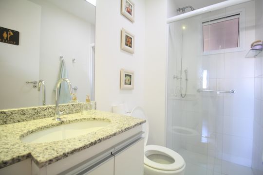 Banheiro 2 de apartamento para alugar com 3 quartos, 70m² em Morumbi, São Paulo