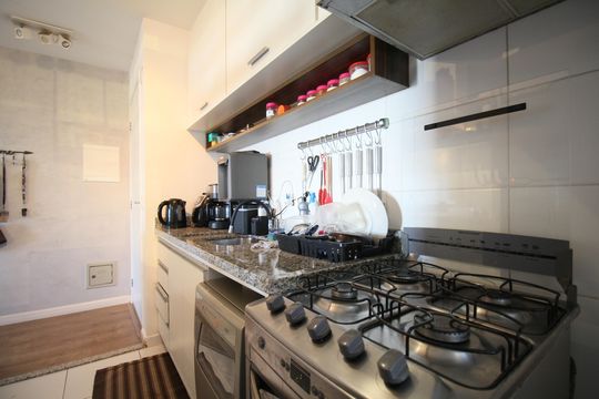 Cozinha de apartamento para alugar com 3 quartos, 70m² em Morumbi, São Paulo