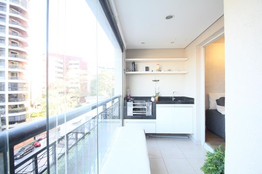 Varanda de apartamento para alugar com 3 quartos, 70m² em Morumbi, São Paulo