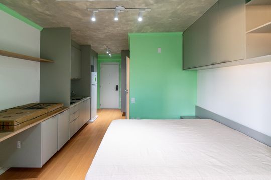 Quarto  de apartamento para alugar com 1 quarto, 25m² em Vila Mascote, São Paulo