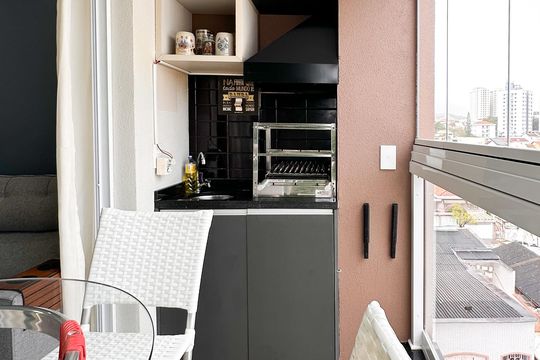 Sacada de apartamento à venda com 2 quartos, 52m² em Santa Terezinha, São Bernardo do Campo