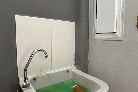 Cozinha e Área de Serviço de apartamento à venda com 2 quartos, 32m² em Parque Erasmo Assunção, Santo André