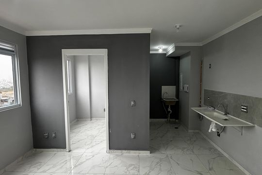 Sala de apartamento à venda com 2 quartos, 32m² em Parque Erasmo Assunção, Santo André